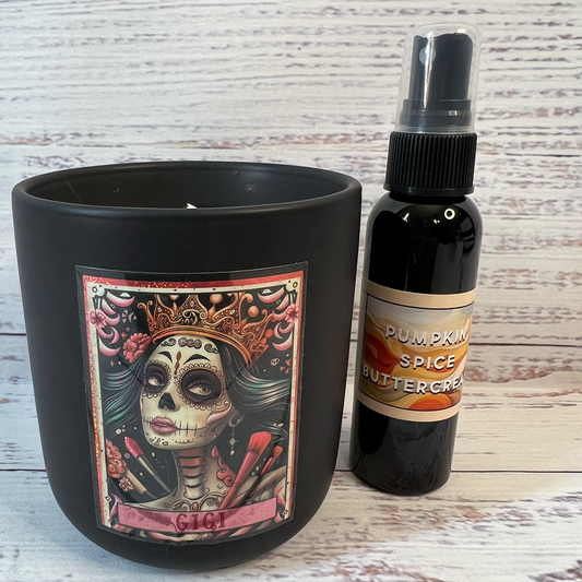 Gigi Special Edition 10 oz. Candle with Car/Room Spray Bundle